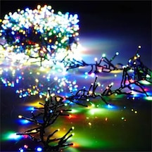Zensaas41 10m 100 Led Pilli 2 Kademeli Rgb Işık Siyah Kablo Zensaa56 Renkli