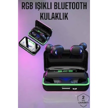 Powerbank Özellikli Kablosuz Bluetooth Kulaklık Rgb Işıklı Kulak Içi