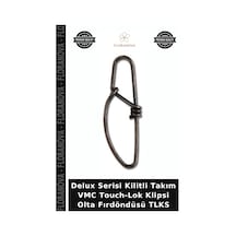 Delux Serisi Kilitli Takım Vmc Touch-lok Klipsi Olta Fırdöndüsü Tlks No:2 - 8lı