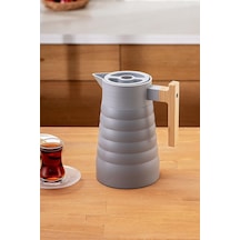 Emboss 1.5 Litre Termos Gri Çok Renkli