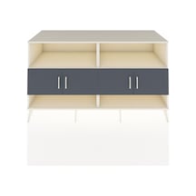 Kronos Konsol 4 Raflı 4 Kapaklı 176x59x99 Aytaşı-antrasit/çam Aytaşı-antrasit/çam