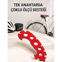 Çok Amaçlı Bisiklet Anahtarı 6-17 Mm Çok Fonksiyonlu Bisiklet Tam Çok Renkli