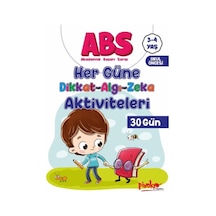 Abs 3-4 Yaş Her Güne Dikkat-algı-zeka Aktiviteleri 30 Gün - Yqbx-629859