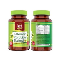 Ncs L-karnitin Karabiber Ekstresi 60 Tablet
