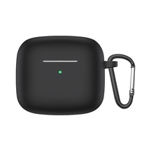 Caseonn Huawei Freeclip 2 Kılıf Askı Aparatlı Mat Silikon Siyah