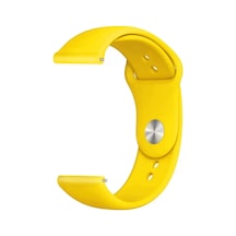 Forzacase Xiaomi Watch S3 İle Uyumlu Yumuşak Jel Şık Silikon Kordon Kayış - Fc875 Sarı
