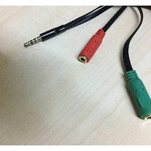 Platoon Kulaklık Mikrofon Ayırıcı Aparat 3.5mm Headphone Mic Audio 1 Erke