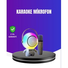 Lexroo Rgb Işıklı Astronot Bluetooth Hoparlör Karaoke Mikrofonlu