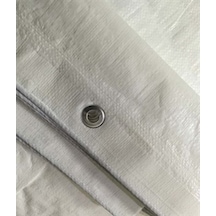 Lamineli Branda Çadır Gölgelik Su Toz Geçirmez Beyaz 3x6 Metre