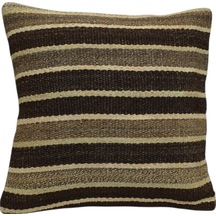Zehra Abla Halı Yeni El Dokuma Dekoratif Kilim Kırlent Yastık Kılıfı 6475 Çok Renkli
