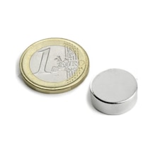 5 Adet Çap 15Mm X Kalınlık 5Mm Yuvarlak Güçlü Neodyum Mıknatıs N11.24460