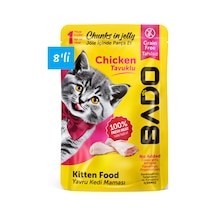 Bado Yavru Yaş Kedi Maması Tavuk Etli 85gr 8'li