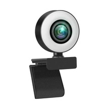 Moly 1080p Webcam, Mikrofonlu, Ayarlanabilir Işık, Canlı Yayın, Hd Video Kamera, Toplantı İçin Plug&play