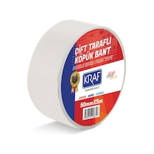 - Kraf Çift Taraflı Köpük Bant - 50 Mm X 5 Metre