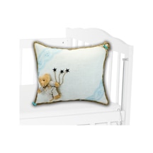Süslebabypartystore Takı Yastığı, Keten Kumaş - Erkek Bebek Çok Renkli