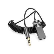 Bluetooth 5.1 Alıcı Usb Aux 3.5 Mm Çok Fonksiyonlu Kablosuz Araç Kiti Telefon Konuşma Müzik Dinleme