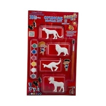 Aslan Kaplan 3d Oyuncak Boyama Seti Eğitici Boya Seti Oyuncak Yıkanabilir Set-2