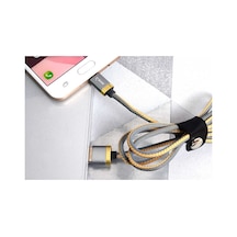 Kırmızı Poro Micro Usb Kablo 1m-zore