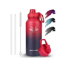 Çocuk Yalıtımlı Vakumlu Su Şişesi Hasır Kapaklı Paslanmaz Çelik Su Şişesi Erkekler Ve Kızlar Için Sızdırmaz Hafif Çevre Dostu O5bjl9 Diğer