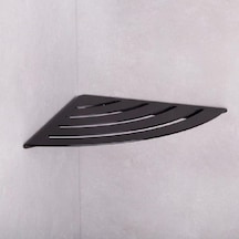 Duş Raf Sistemi Siyah Renk 30x210x210 Mm