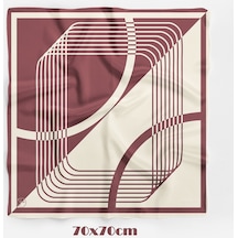 Bordo Urban Desen 70 70cm Bandana/fular Çok Renkli