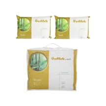 Özdilek 1adet Bambu Yorgan + 2adet Bambu Yastık Battal King Size Beyaz