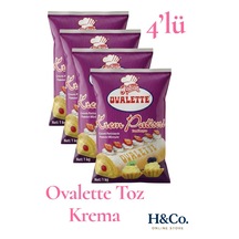 Ovalette Avantaj Paket 4lü Toz Krema - Pastacı Kreması