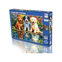 31503 Fearless Puppıes 100 Parça Puzzle