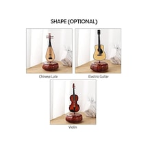 Keman Müzik Kutusu Klasik Kurmalı Müzik Kutusu Dönen Müzik Kutusu Döner Taban Telli Müzik Aleti Minyatür Replika Artware Noel Doğum Günü Hediyesi Sevgililer Günü Anneler Günü Babalar Günü