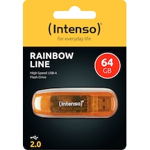Intenso Rainbow Line 3502490 64 GB USB 2.0 Flash Bellek