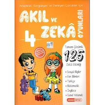 4. Sınıf Akıl ve Zeka Oyunları -  Kırmızı Beyaz Yayınları