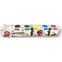 Bu-Bu Büyük Oyun Hamuru 6 Lı (6*100 Gr)