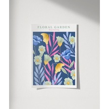 Çerçevesiz Poster Floral Rüyalar