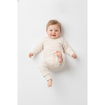 Tiffany Baby & Kids Puffy Cloudy Tasarımlı Pijama Takımı ekru