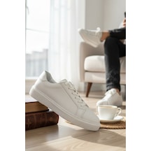 Enoch Hakiki Deri Minimalist Günlük Erkek Sneaker Comfort Taban Beyaz Enoch Hakiki Deri Minimalist Günlük Erkek Sneaker Comfort Taban Beyaz
