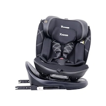 Ultimate 360 Dönebilir Yatabilir 0-36 Kg Deri Oto Koltuğu Isofıx/sıp/latch Siyah