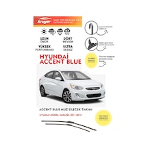 Hyundai Accent Blue Cam Muz Silecek Silgi Silgeç Takımı 2015 Model Araca Özel Aparat