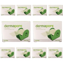 Dermapore - Kağıt Flaster Şeffaf 5 Cm X 5 Mt - 10 Adet