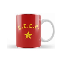 Communist Cccp Hammer And Sickle Kupa Bardak Porselen Karışık