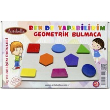 Artebella Iq Ve Gelişim Ürünleri Ahşap Geometrik Bulmaca