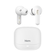 Opus Pro Bluetooth Kablosuz Kulakiçi Tws Kulaklık Anc Aktif Gürültü Engelleme Ve Enc Sistemi Beyaz