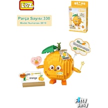 Loz Micro Block Serisi Sevimli Portakal 330 Parça Oyuncak Yapım Seti Fflz-8819