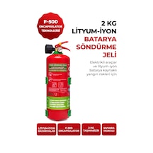 2 Kg Lityum İyon Batarya Yangın Söndürme Jeli F-500 Encapsulator