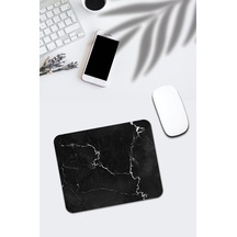 Siyah Mermer Desenli Mouse Pad Mousepad