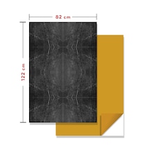 Kendinden Yapışkanlı Mermer Desenli Panel Belgıum Black Desen 82x122 Cm 5 Adet 5 M2