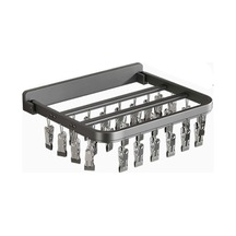 Ganzhoushop Çamaşır Kurutma Askısı, 26 Mandallı Alüminyum Alaşımlı Kurutma Askısı, Havlu, İç Çamaşırı, Sütyen, Bebek Giysileri Ve Çorapları Kurutmak İçin İdeal Çok Renkli