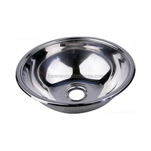 Krom Paslanmaz Evye Lavabo 28cm