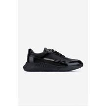 Valmenti Erkek Hakiki Deri Siyah Sneakers & Spor Ayakkabı 157 2405 Erk Ayk Y26 Sıyah Siyah