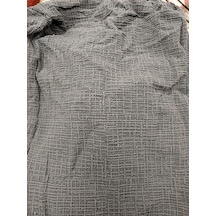 1 Adet Tekli Kotuk Örtüsü Jakarlı Streç Kaplama-antrasit Antrasist