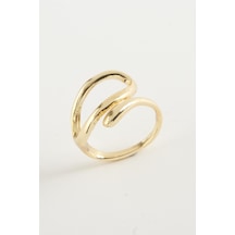 Oval - 590 - - Spt-gld - Metal Yüzük-sarı